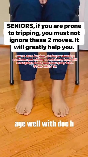 391K views · 5.1K reactions | Seniors who are prone to tripping #reels #physicaltherapy #senior #exercise #fblifestyle #healthtips #everyone | Doc H. | Facebook