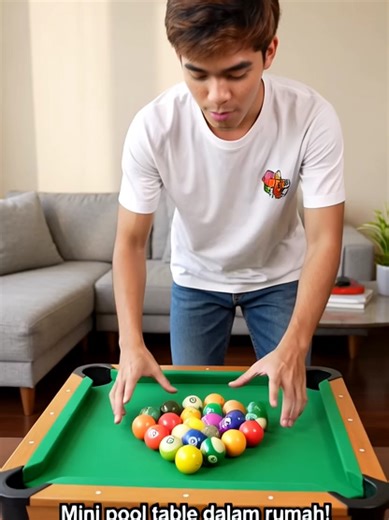 Mini Pool Table Dalam Rumah! Lepak Dengan Kawan Terus Jadi Best 😱 #MiniPoolTable #SnookerMini #MejaPool #GameRumah #LepakDenganKawan #GameMalaysia #FYPMalaysia #TikTokShopMY #BarangBaik #RacunTikTok