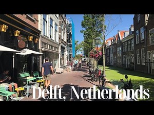 Exploring Delft's Market and Scenic Canal Streets | Netherlands | 2024 [4k]