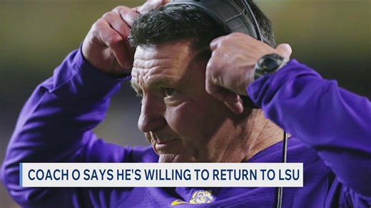 ‘I love LSU’: Former head coach Ed Orgeron open to return