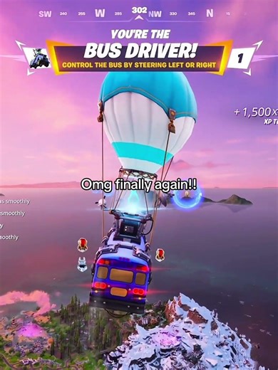 First time I got bus driver I sat on the tv remote and turned it off #shorts #fortnite #fyp