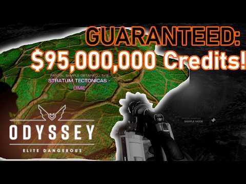 95 Million Credits From ONE Discovery?! Stratum Tectonica Exobiology Guide | Elite Dangerous Odyssey