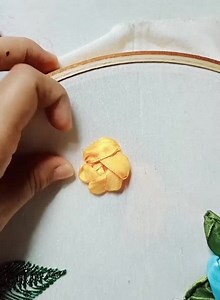 20K views · 1.2K reactions | New flower design and technique for ribbon embroidery | Asnimar Embroidery | Facebook