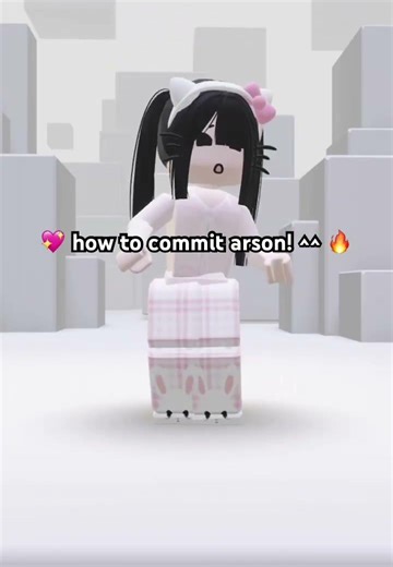 how to commit arson! 🔥 #roblox #natoriicore