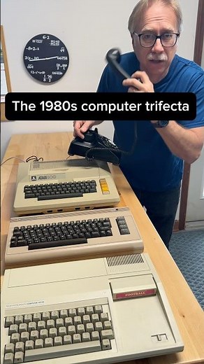 The “1980s Computer Trifecta” — three systems that shaped home computing.