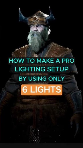 Pro lighting setup with only 6 lights