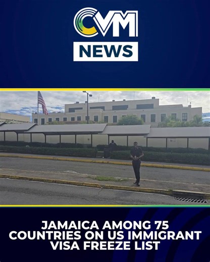 46K views · 484 reactions | The US announces an indefinite suspension of immigrant visa processing for 75 countries, including Jamaica, starting Jan 21. Regular tourist, student, business, and seasonal work visas will continue. The move raises concerns over its impact on migrants and local businesses. #CVMNews #CVMTV | CVM Television | Facebook