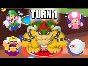 Turn 1 Bowser Space! OMG! (Mario Party 5)