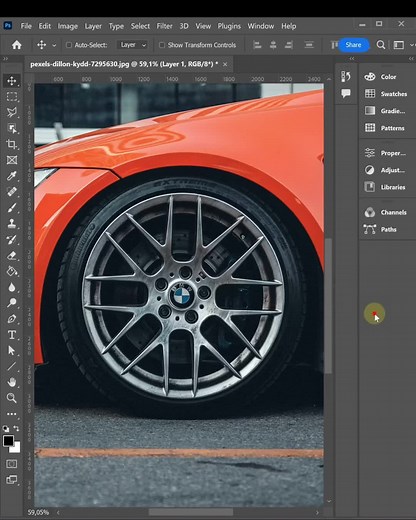 Photoshop Tutorial: How to Spin a Car Wheel in Photoshop