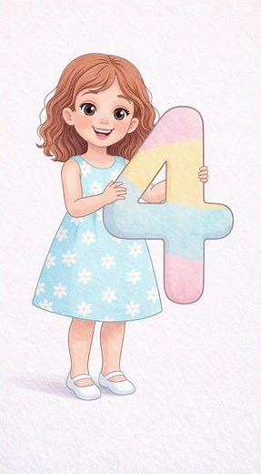 The Number 4 🔢 | Fun Numbers for Preschoolers