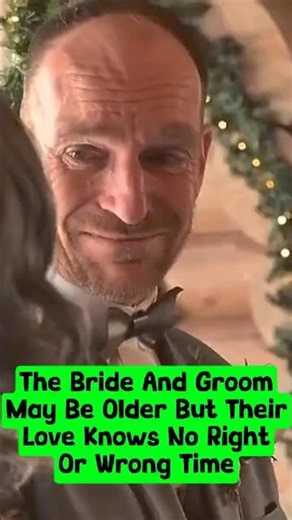 The Bride And Groom May Be Older But Their Love Knows No Right Or Wrong Time. #wedding