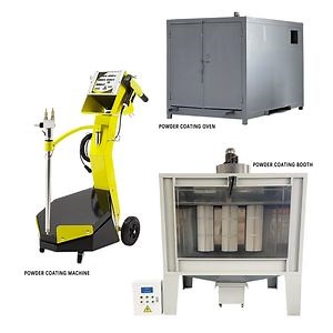[Hot Item] Budget Compact Manual Powder Coating System / Entry-Level Mini Line with Spray Booth & Curing Oven & Powder Gun for Small Parts / DIY Projects - Ready-to-Use