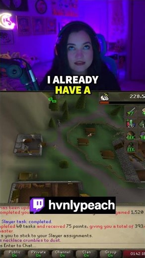 I have HOW MANY hours?! #girlgamer #twitch #osrs #funny