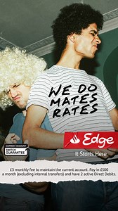 Saving's boring. Having savings isn't. Unlock an exclusive savings rate with our Santander Edge current account. | Santander UK