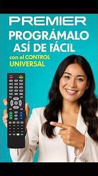 Premier ⚡ Universal Remote: Program your TV Easily and Quickly