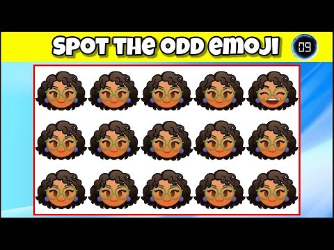 Spot the Odd Disney Blitz Emoji Challenge Warm-Up/Brain Break