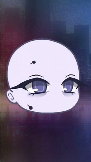 Eye tutorial Gacha || EnderChuDragøn || :) || #shorts ||