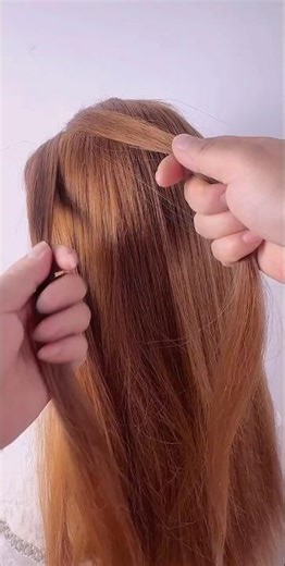 Hair Style tutorial #longhairgrowthtips #hairstyle #longlayerhaircut #haircare