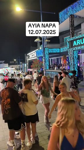 Ayia napa nightlife 2025 #ayianapa #cyprus #ayianapanightlife #ayianapaparty