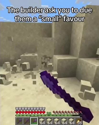 It’s never a small favour ##game##play##gaming##minecraft##friends | minecraft