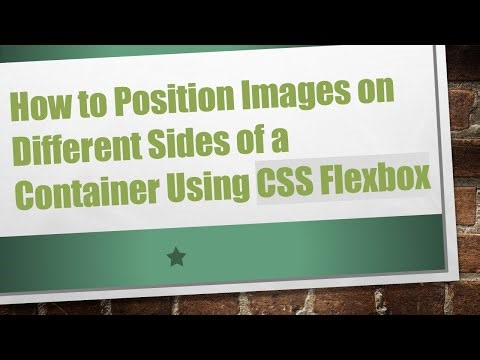 How to Position Images on Different Sides of a Container Using CSS Flexbox