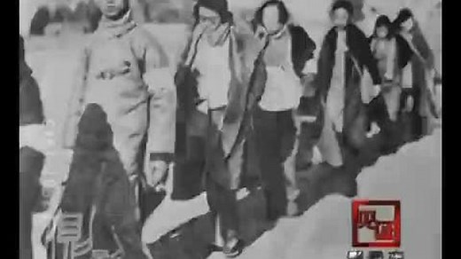 1936年珍贵影像，一二九运动仍在继续