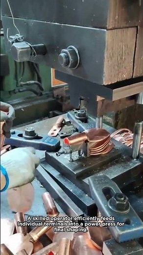 Industrial Press Stamping Electrical Terminals