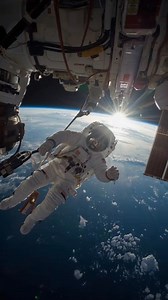 82K views · 2.1K reactions | ✨ Astronauts floating outside the International Space Station, carefully conducting maintenance during a breathtaking spacewalk. The vastness of space as their backdrop is truly awe-inspiring! 六‍ (烙 AI-generated ) #SpaceWalk #AstronautLife #InternationalSpaceStation #NASA #CosmicViews #SpaceExploration #ZeroGravity #ScienceAndWonder #AIGenerated #FutureFrontiers | Astrovibe | Facebook