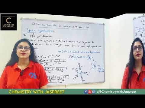 Hybridisation And Its Types (With Examples) | CBSE | Chemistry With Jaspreet | Tips & Tricks