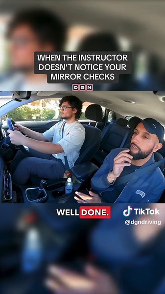 When the Instructor Doesn't Notice Your Mirror Checks