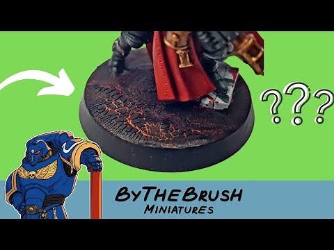 How to Make Lava Bases - Warhammer