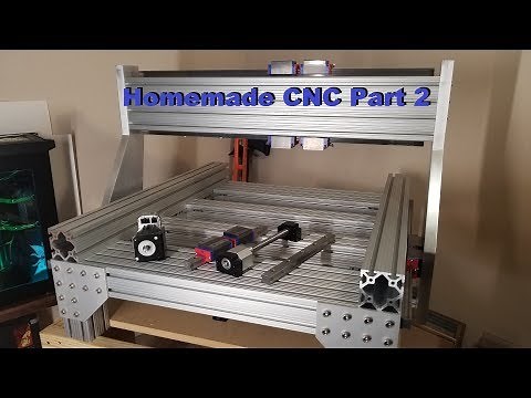 Homemade DIY CNC build Part 2 (Gantry)
