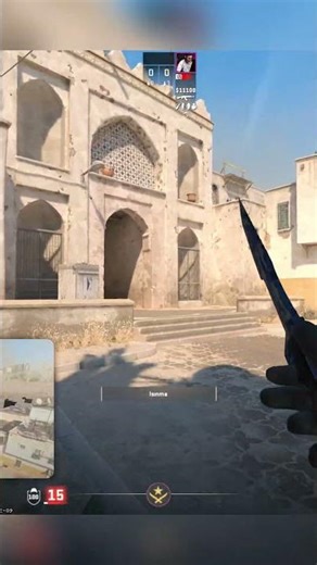CS2 - Woxic New Mid To B Smoke On Dust 2 #cs2 #shorts