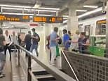 Passengers scatter as loud bangs heard in Boston metro station