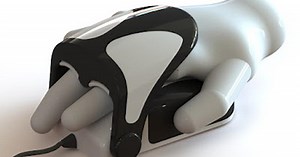 Up Mouse turns push into pull to address hand and wrist pain