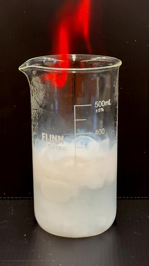 Chemical Reaction: Calcium in Water