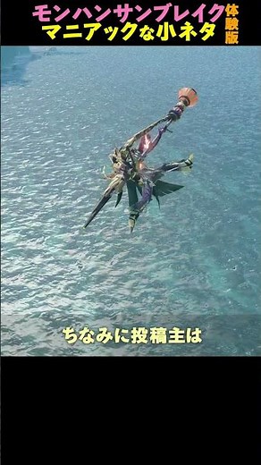 小ネタ サンブレイク体験版の面白いバグ①【モンハンライズサンブレイク】#小ネタ #mhr #モンハンライズサンブレイク #バグ技