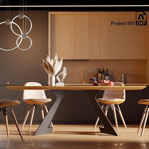 Custom Table Legs Design | CNC DXF Cut File for Furniture (DIY Digital Plan) - Etsy