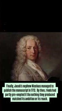 The Art of Conjecturing, the founding document of Statistics.