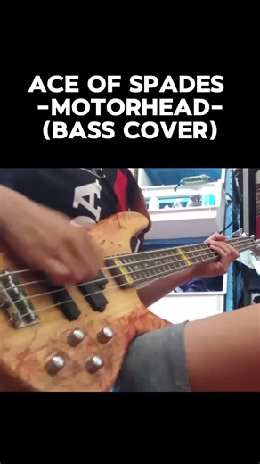Motorhead-Ace Of Spades | Bass cover #bass #basscover #shorts #metal