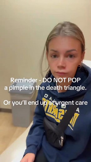 Avoid popping pimples in triangle of terrible. | Magilian Health Beauty Fitness