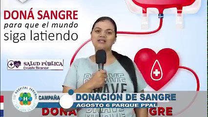 17 reactions | Desde el programa de Salud Pública, La Cruz Roja Colombiana y el Hospital Yarumal San Juan de Dios, te invitamos a la campaña de donación de sangre que se llevará a cabo este sábado 06 de agosto en el parque principal desde las 9 de la mañana hasta las 4 de la tarde. Muy atento a las recomendaciones. | Tan paisa tv | Facebook