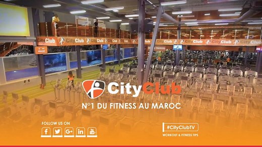 CITY CLUB ... Leader Incontestable du Fitness au Maroc. 22 Clubs partout au Maroc à vous accueillir pour le plaisir de votre Corps et Instinct. Prochainement #Tanger #Agadir #Temara #Eljadida #Marrakech3 s'ajouteront à #Casablanca #Rabat #Mohammedia #Sale #Marrakech. #CrossFit, #Fitness, #Musculation, #CardioTraining, #Zumba, #Yoga, #Spinning, #Aquagym, ... Tout cela avec une seule carte ;) Rejoignez nous vite et partagez avec nous notre passion pour le fitness ! | City Club