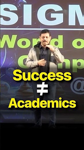 Success ≠ Academics 🔥