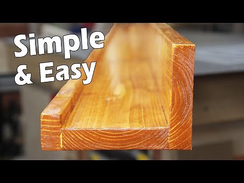 DIY Wood Picture Ledge Anyone Can Make FAST