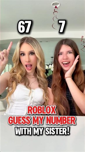 ROBLOX “GUESS MY NUMBER” IRL… 6️⃣7️⃣