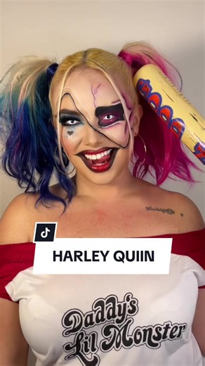 Harley Quinn Halloween Makeup Tutorial
