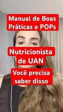 Good Practices and SOPs Manual | What every Nutritionist in a Food Service Unit and Food Consulta...