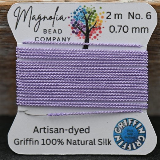 Frosted Petal Griffin Silk Cord – Hand-dyed Thread for Knotting, Jewelry Making, Pendant Stringing - Etsy