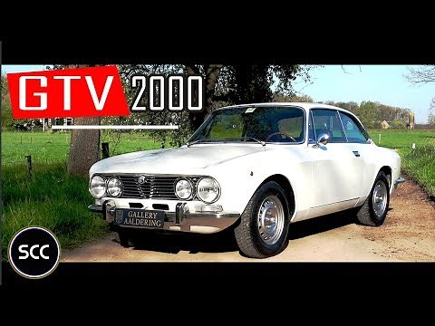 ALFA ROMEO GTV 2000 Bertone Coupé 1973 - Test drive in top gear with engine sound | SCC TV